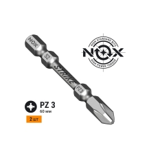 Бита impact STRIKE (2 шт; Pz3х60 мм; карта; Е6.3) NOX 333360-2