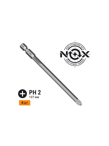 Бита COREBIT Ph2, 127 мм, E6.3,  NOX 335127-4
