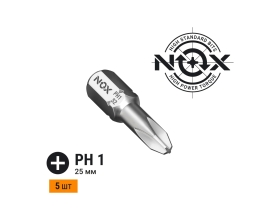 Бита COREBIT Ph1х25 мм, C6.3, 5 шт, бокс NOX 335125-5B