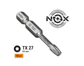 Бита TORSION STRONG TX27, 50 мм, 10 шт, бокс, E6.3 NOX 339275