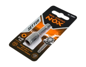 Ключ-насадка магнитная NUT SETTER 6x48 мм, карта NOX 556001