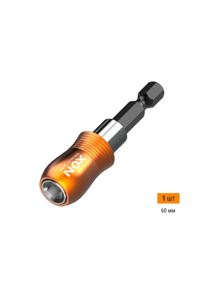 Держатель для бит QUICK LOCK (60 мм; карта; E6.3) NOX 350500