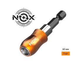 Держатель для бит QUICK LOCK (60 мм; карта; E6.3) NOX 350500
