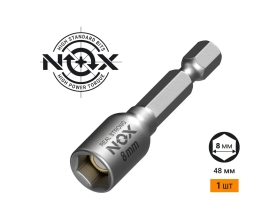 Ключ-насадка магнитная NUT SETTER (8x48 мм; карта) NOX 558001