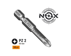 Бита (10 шт; Pz2; 50 мм) Nox 556305
