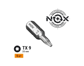 Бита COREBIT TX9х25 мм, С6.3, 5 шт, бокс NOX 332925-5B