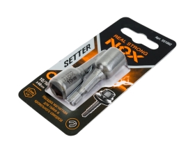 Ключ-насадка магнитная NUT SETTER 10x48 мм, 2 шт, карта NOX 551002