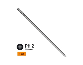 Бита COREBIT (PH2х250 мм; карта; E6.3) NOX 335250-1