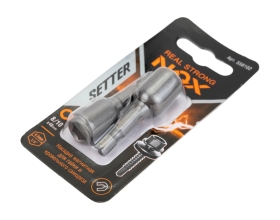 Ключ-насадка магнитная NUT SETTER (2 шт; 8/10x48 мм; карта) NOX 558102