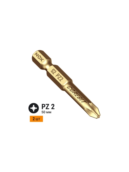 Биты Titan (PZ2; 50 мм; 2 шт.) NOX 556632