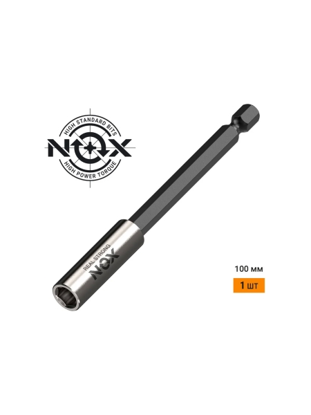 Держатель для бит (100 мм; карта; Е6.3) NOX 350100