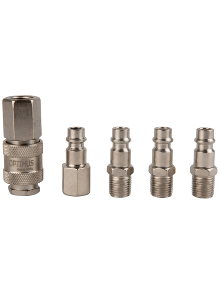 Соединения быстросъемные пневматические 5 шт Optimus OPT-75SP