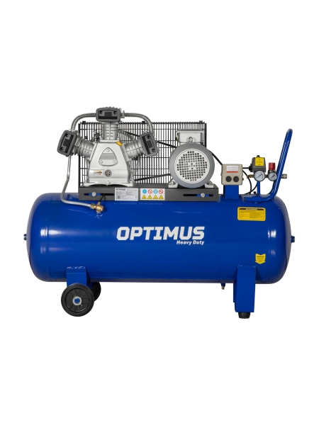 Компрессор поршневой OPTIMUS 580л/мин, 3кВт, 380В, ресивер 150л OPT-301558