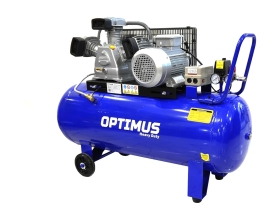 Компрессор поршневой OPTIMUS 580л/мин, 3кВт, 380В, ресивер 150л OPT-301558