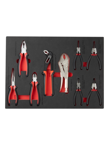 Тележка инструментальная Optimus TS-07 7 полок с набором инструментов 139 пр, пластиковая столешница OPTIMUS TS-07