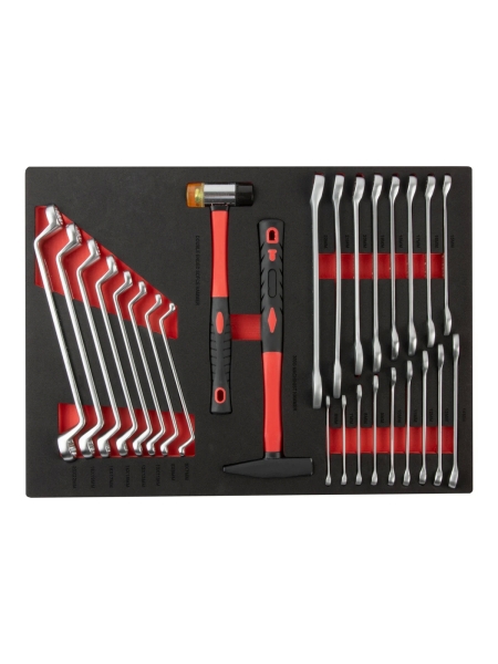 Тележка инструментальная Optimus TS-07 7 полок с набором инструментов 139 пр, пластиковая столешница OPTIMUS TS-07