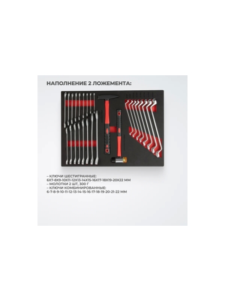 Тележка инструментальная Optimus TS-07 7 полок с набором инструментов 139 пр, пластиковая столешница OPTIMUS TS-07