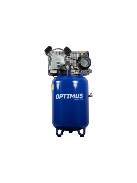 Поршневой компрессор Optimus вертикальный, 420 л/мин, ресивер 100 литров, 2,2 квт hd OPT-301042A