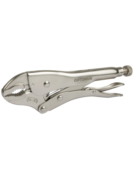 Зажимные клещи Optimus гейферные с овальными губками 250 мм 11210