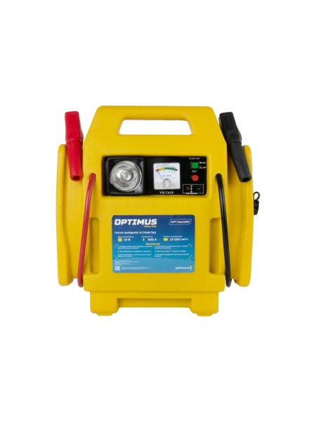 Пусковое устройство OPTIMUS 2в1 с компрессором для подкачки колес HD OPT-Start300