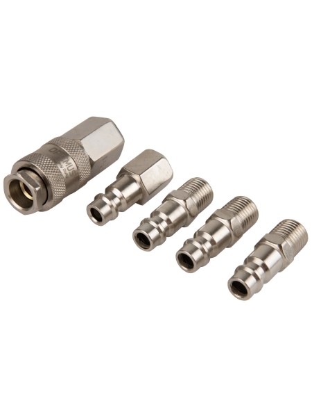 Соединения быстросъемные пневматические 5 шт Optimus OPT-75SP