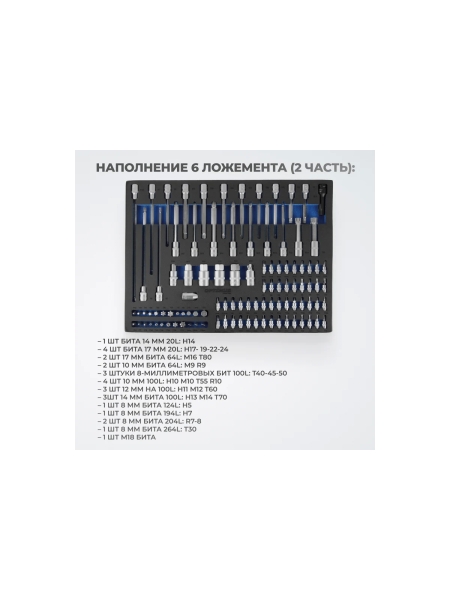 Тележка инструментальная Optimus 7 полок с набором инструментов 289 пр, пластиковая столешница OPT-917P