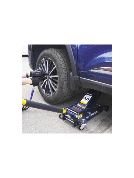 Домкрат подкатной гидравлический Optimus 3 тонны, 120-460 мм OPT-7550