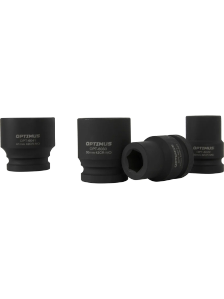 Набор ударных головок 12 шт, 17-41 мм, 3/4"DR Optimus OPT-60112
