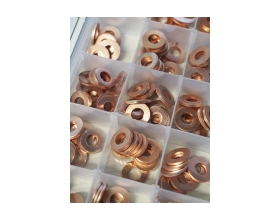 Набор медных шайб Optimus в 15 размерах OPT-214066