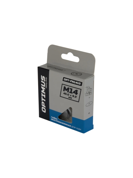 Гайка быстрозажимная для УШМ, М14  45x9.2 мм Optimus OPT-FN1410
