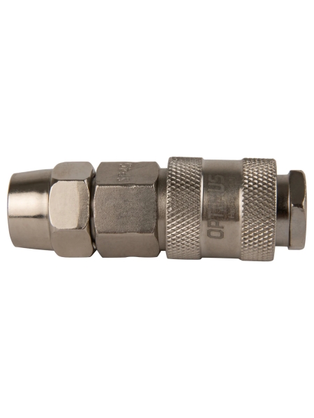 Соединение быстросъемное пневматическое с обжимным креплением под шланг 12 мм Optimus OPT-740SPA