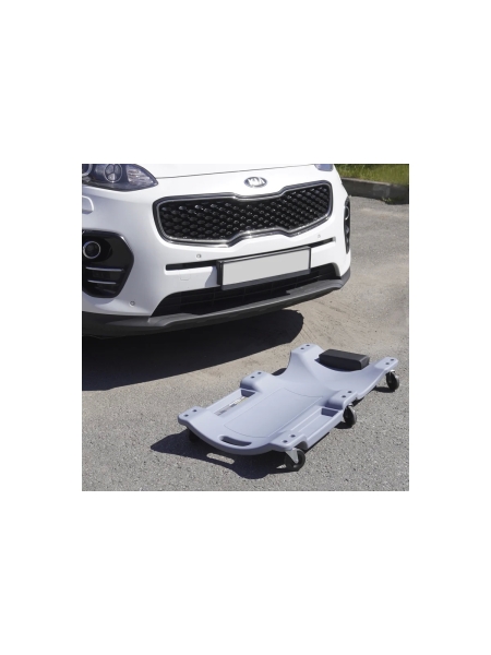 Лежак ремонтный подкатной Optimus серый HD OPT-40130G