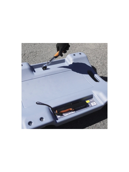 Лежак ремонтный подкатной Optimus серый HD OPT-40130G