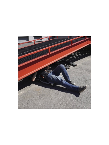 Лежак ремонтный подкатной Optimus серый HD OPT-40130G