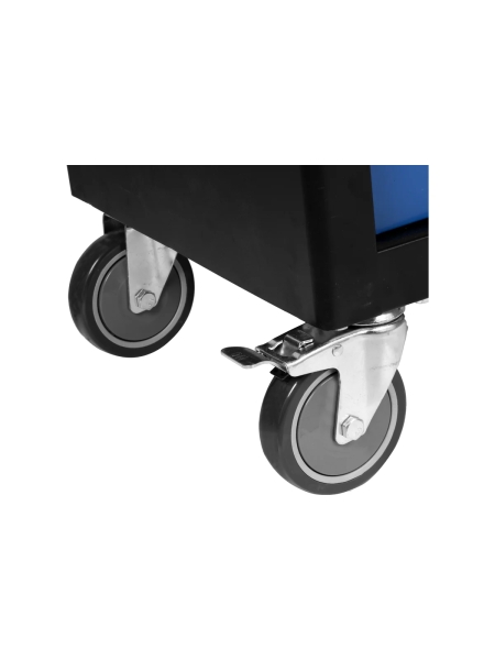 Тележка инструментальная Optimus 7 полок с набором инструментов 289 пр, пластиковая столешница OPT-917P