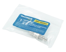 Штуцер быстроразъемного соединения ёлочка под шланг 8 мм Optimus OPT-720PHA