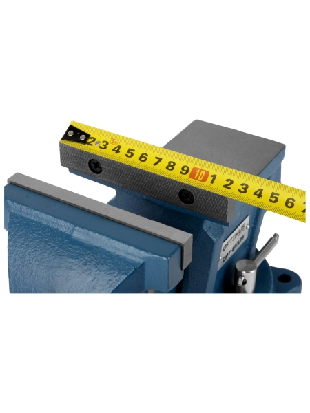 Профессиональные слесарные тиски поворотные с наковальней 125 мм Optimus OPT-BV125