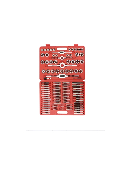 Набор метчиков и плашек Optimus М2-М18, метрическая резьба, 110 предметов OPT-MTDS110