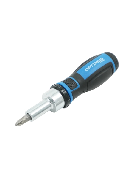 Отвертка реверсивная Optimus с набором бит и торцевых головок 36 предметом OPT-BS2036