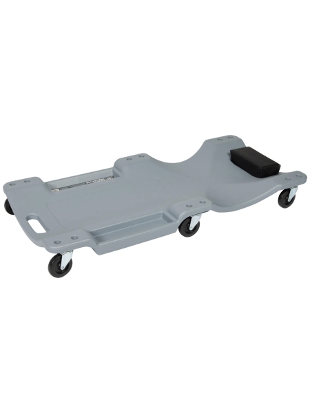 Лежак ремонтный подкатной Optimus серый HD OPT-40130G