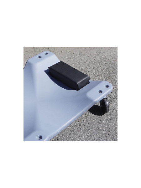 Лежак ремонтный подкатной Optimus серый HD OPT-40130G