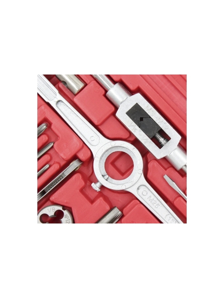 Набор метчиков и плашек Optimus М3-12, 40 предметов, метрическая резьба OPT-MTDS40