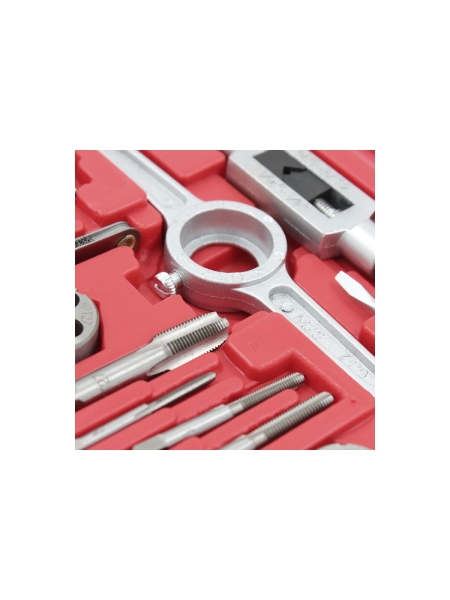 Набор метчиков и плашек Optimus М3-12, 40 предметов, метрическая резьба OPT-MTDS40