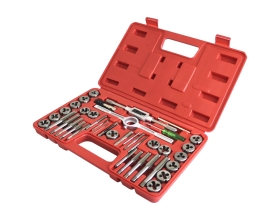 Набор метчиков и плашек Optimus М3-12, 40 предметов, метрическая резьба OPT-MTDS40