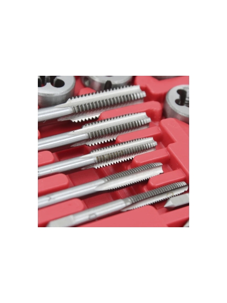 Набор метчиков и плашек Optimus М3-12, 40 предметов, метрическая резьба OPT-MTDS40