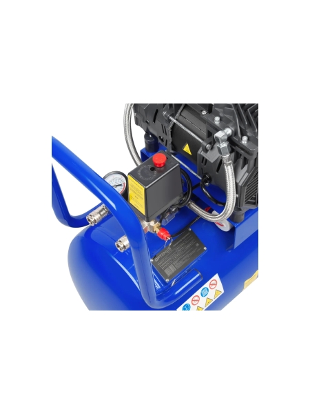 Поршневой компрессор Optimus безмасляный, малошумный, 440 л/мин, ресивер 50 литров, 3 квт (1,5+1,5 квт) hd OPT-305044