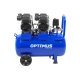 Поршневой компрессор Optimus безмасляный, малошумный, 440 л/мин, ресивер 50 литров, 3 квт (1,5+1,5 квт) hd OPT-305044