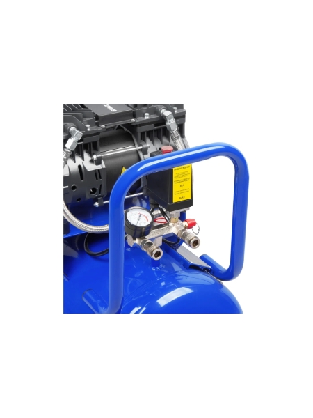 Поршневой компрессор Optimus безмасляный, малошумный, 440 л/мин, ресивер 50 литров, 3 квт (1,5+1,5 квт) hd OPT-305044