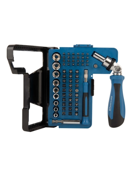 Набор бит и торцевых головок OPTIMUS с реверсивной отверткой, 68 предметов OPT-BS2068