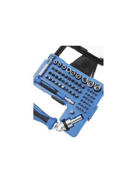 Набор бит и торцевых головок OPTIMUS с реверсивной отверткой, 68 предметов OPT-BS2068